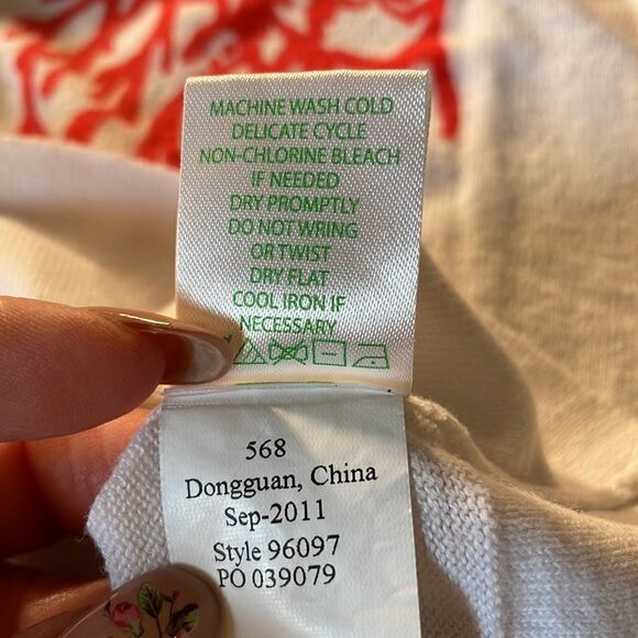 Coral 🪸 Button up Cárdigan in White Hot Coral Red ✈️🌴 Vacation ready! - Picture 7 of 17